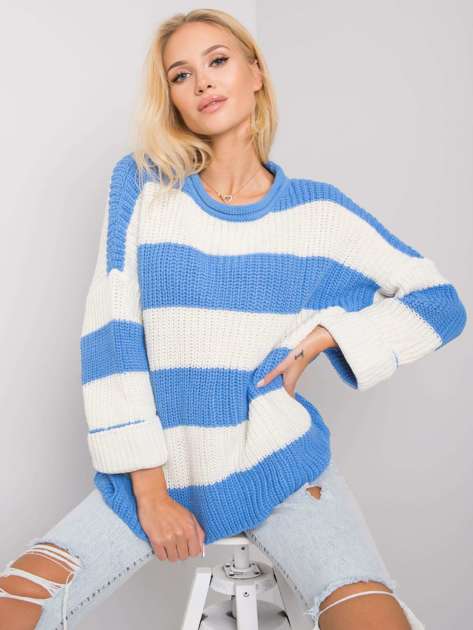 Blue Bree Striped Sweater