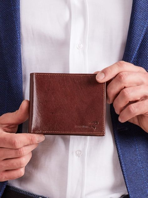 Brown Horizontal Open Men's Wallet